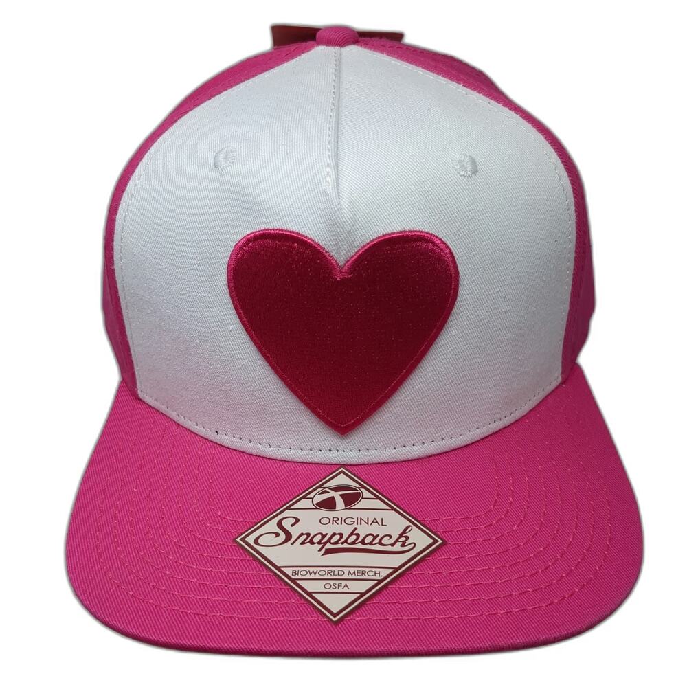Disney Bioworld 5 Panel Pink White Red One Size Mabel Gravity Falls Heart Hat